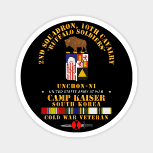 2nd Squadron 10th Cavalry - 7th ID - Camp Kaiser Korea - Unchon-Ni Magnet